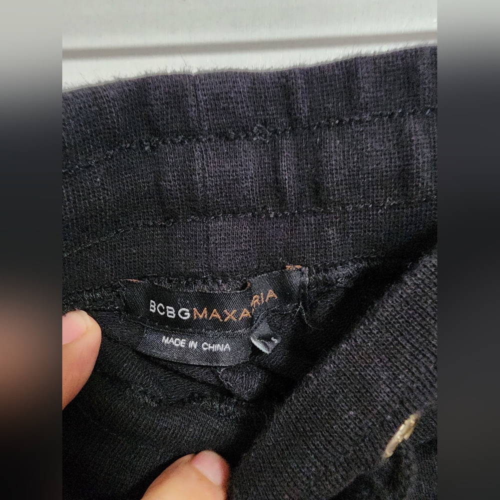 BCBG Black Joggers with Logo Detail S - Picture 5 of 5